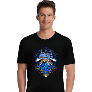 Shirts Premium Shirts, Unisex / Small / Black Blue Warrior