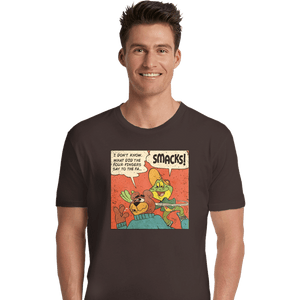 Secret_Shirts Premium Shirts, Unisex / Small / Dark Chocolate DigEm Frog