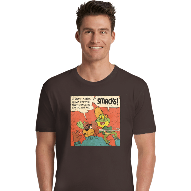 Secret_Shirts Premium Shirts, Unisex / Small / Dark Chocolate DigEm Frog