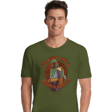 Load image into Gallery viewer, Secret_Shirts Premium Shirts, Unisex / Small / Military Green Built Like A BountyHunter
