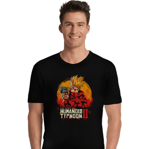 Shirts Premium Shirts, Unisex / Small / Black Red Humanoid Typhoon II