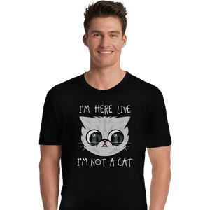 Secret_Shirts Premium Shirts, Unisex / Small / Black Not Cat