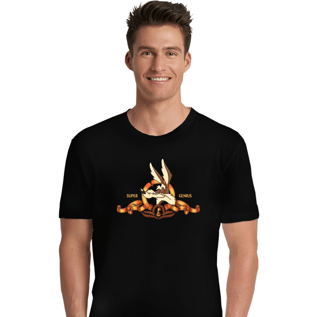 Shirts Premium Shirts, Unisex / Small / Black Super Genius