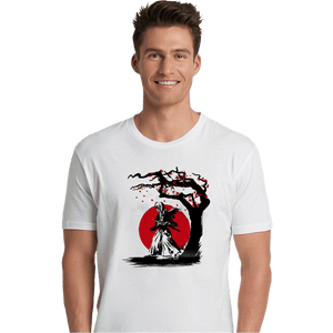 Shirts Premium Shirts, Unisex / Small / White Wandering Samurai