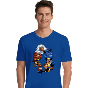 Daily_Deal_Shirts Premium Shirts, Unisex / Small / Royal Blue X-Men 30th