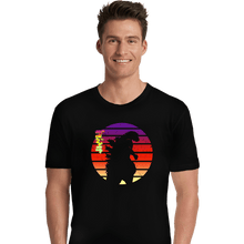 Load image into Gallery viewer, Shirts Premium Shirts, Unisex / Small / Black Sunset Kaiju
