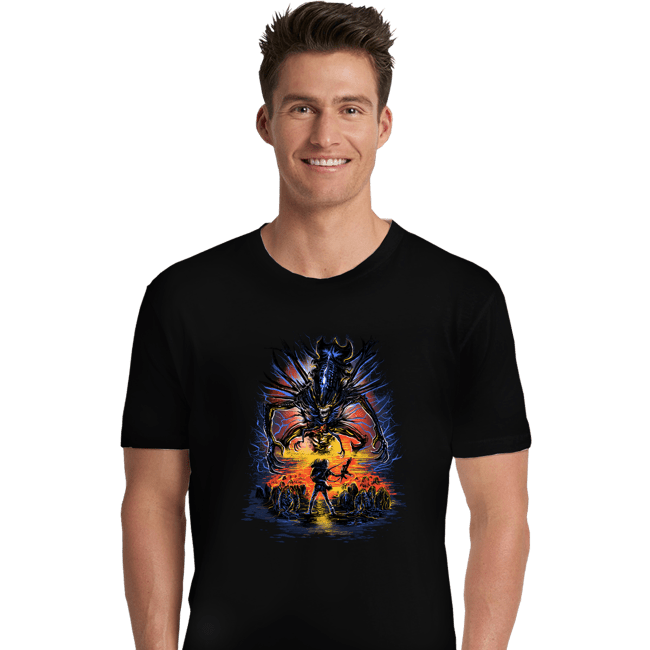 Secret_Shirts Premium Shirts, Unisex / Small / Black Alien, You Shall Not Pass!