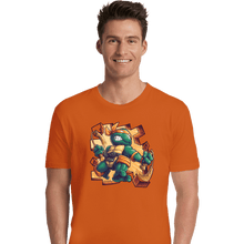 Load image into Gallery viewer, Daily_Deal_Shirts Premium Shirts, Unisex / Small / Orange Toy Mike
