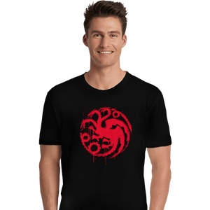 Secret_Shirts Premium Shirts, Unisex / Small / Black Three Headed Dragon