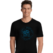 Load image into Gallery viewer, Shirts Premium Shirts, Unisex / Small / Black The One Ring

