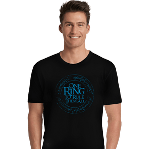 Shirts Premium Shirts, Unisex / Small / Black The One Ring