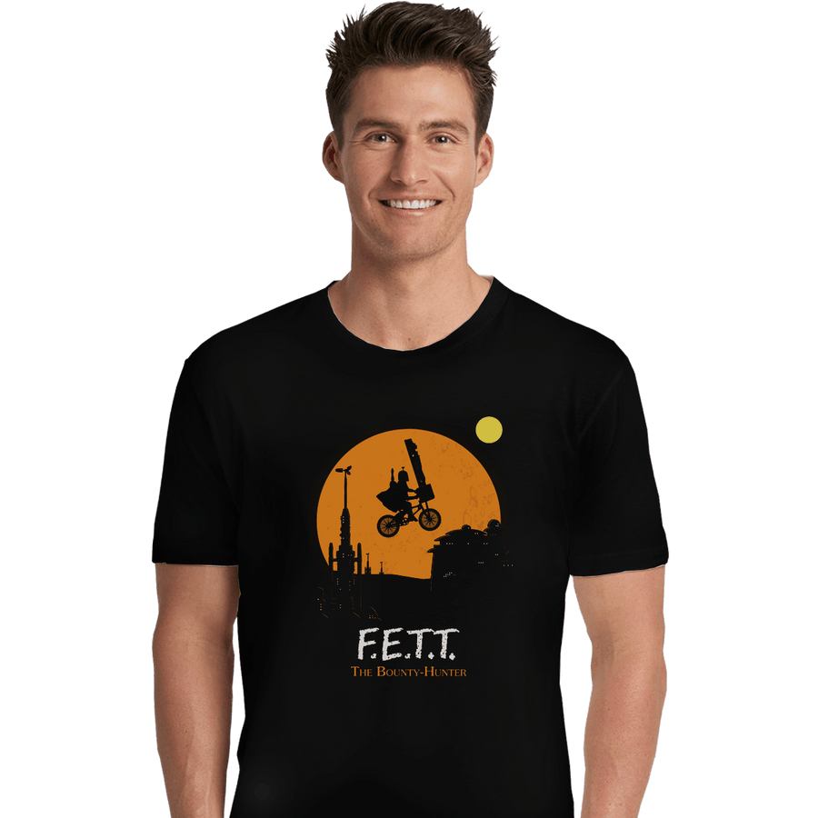 Shirts Premium Shirts, Unisex / Small / Black F.E.T.T. The Bounty Hunter