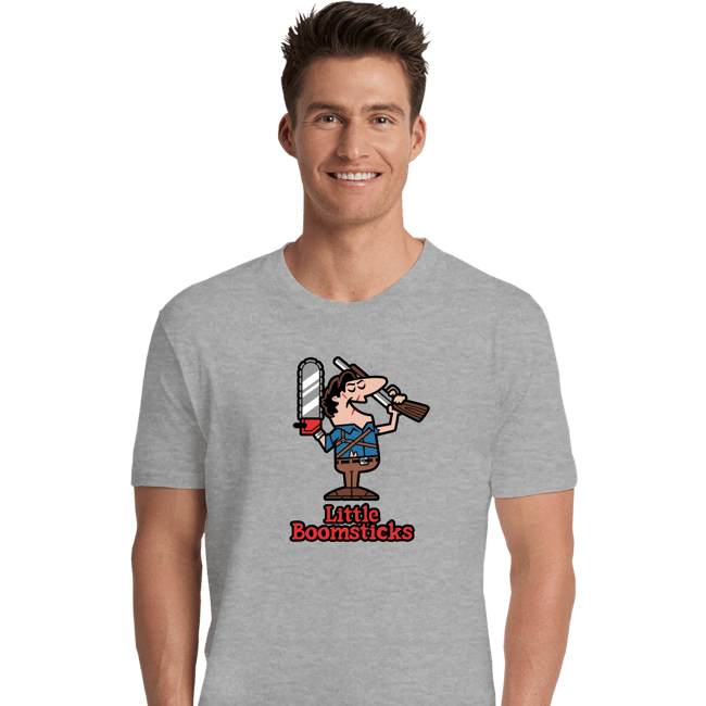 Daily_Deal_Shirts Premium Shirts, Unisex / Small / Sports Grey Little Boomsticks
