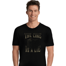 Load image into Gallery viewer, Shirts Premium Shirts, Unisex / Small / Black The Cake Is A Lie
