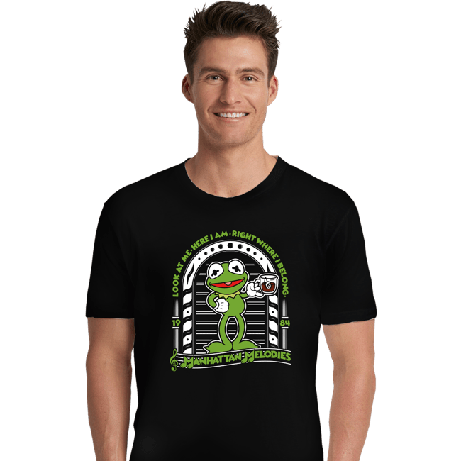 Shirts Premium Shirts, Unisex / Small / Black Kermit Melodies