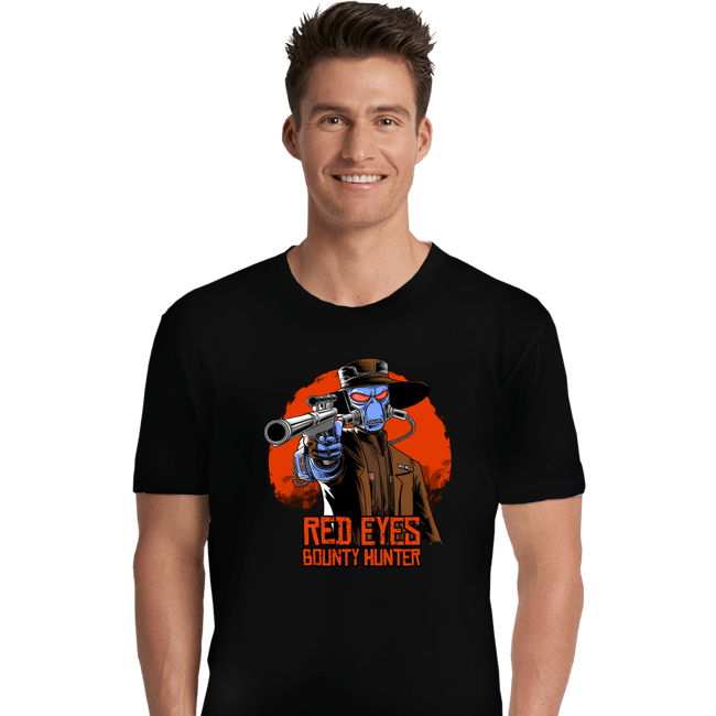 Daily_Deal_Shirts Premium Shirts, Unisex / Small / Black Red Eyes Bounty Hunter