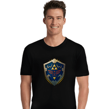 Load image into Gallery viewer, Shirts Premium Shirts, Unisex / Small / Black Hylian Shield
