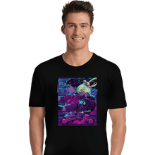 Load image into Gallery viewer, Daily_Deal_Shirts Premium Shirts, Unisex / Small / Black Neon Moon Eclipse On Mars
