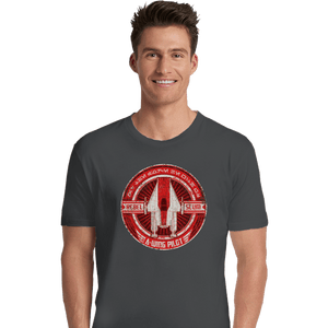 Shirts Premium Shirts, Unisex / Small / Charcoal A-Wing