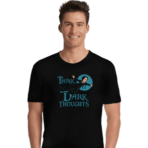 Shirts Premium Shirts, Unisex / Small / Black Think Dark Thoughts