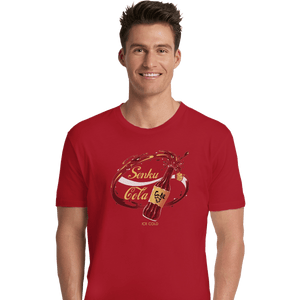 Shirts Premium Shirts, Unisex / Small / Red Senku Cola