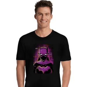 Daily_Deal_Shirts Premium Shirts, Unisex / Small / Black Glitch Batgirl