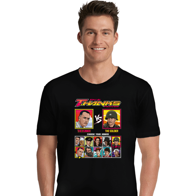 Shirts Premium Shirts, Unisex / Small / Black Tom Hanks Fighter