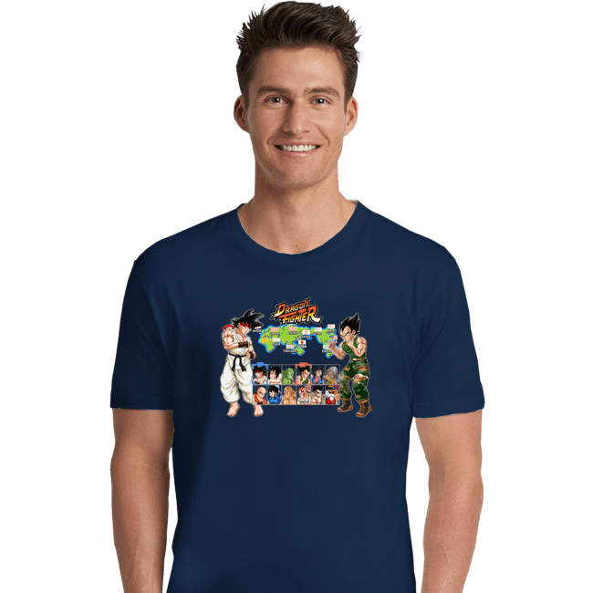 Daily_Deal_Shirts Premium Shirts, Unisex / Small / Navy Dragon Fighter