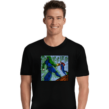Load image into Gallery viewer, Shirts Premium Shirts, Unisex / Small / Black It&#39;s Luigi Time
