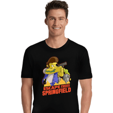Load image into Gallery viewer, Daily_Deal_Shirts Premium Shirts, Unisex / Small / Black Escape From Springfield
