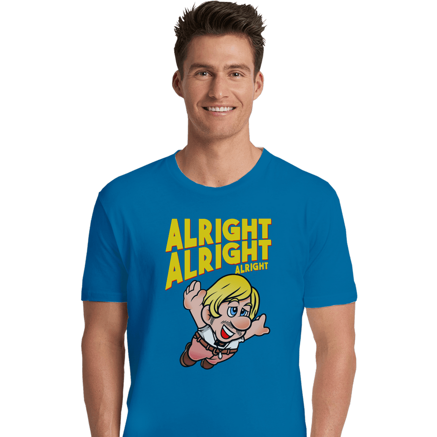 Shirts Premium Shirts, Unisex / Small / Sapphire Super Alright Bros.