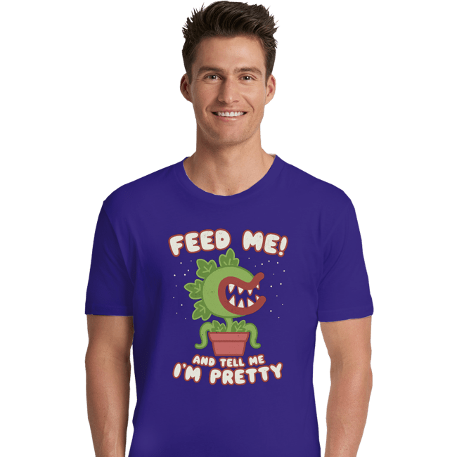 Daily_Deal_Shirts Premium Shirts, Unisex / Small / Violet Feed Me!!