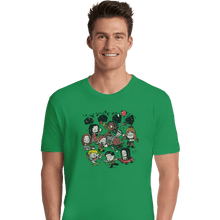 Load image into Gallery viewer, Shirts Premium Shirts, Unisex / Small / Irish Green Fireflys
