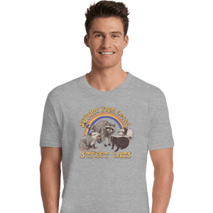 Shirts Premium Shirts, Unisex / Small / Sports Grey Street Cats