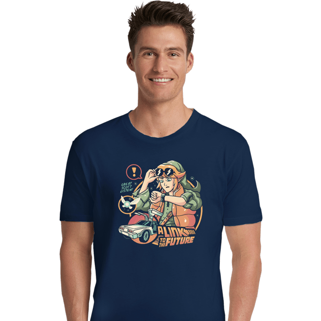 Daily_Deal_Shirts Premium Shirts, Unisex / Small / Navy Link To The Future