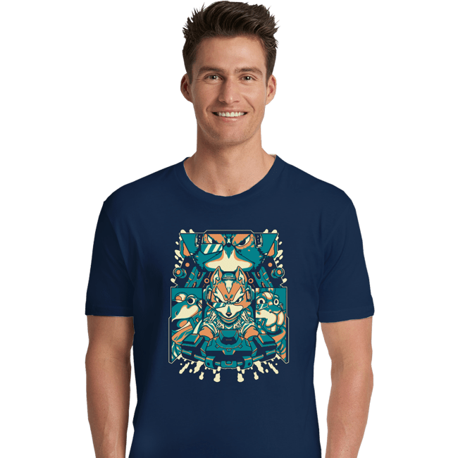 Daily_Deal_Shirts Premium Shirts, Unisex / Small / Navy Fox Of The Stars