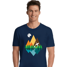 Load image into Gallery viewer, Secret_Shirts Premium Shirts, Unisex / Small / Navy The Forest View
