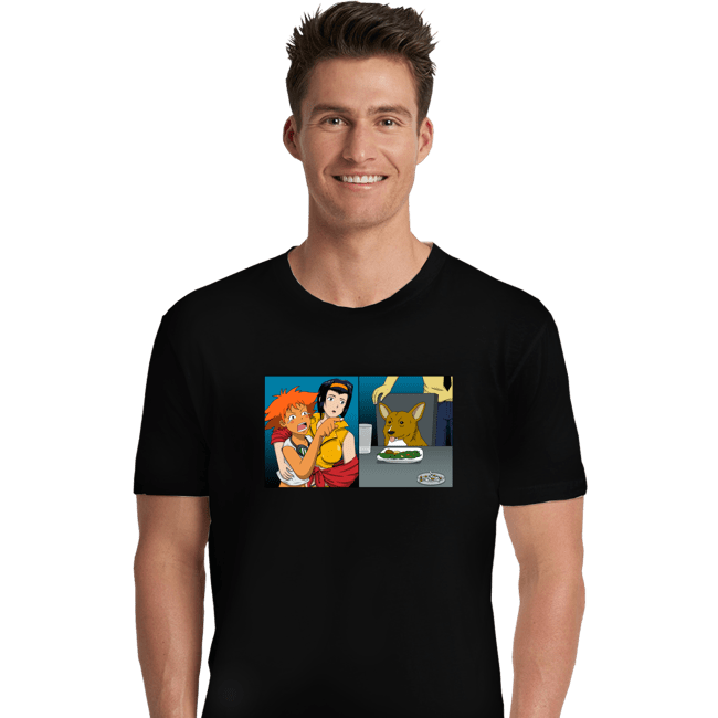 Secret_Shirts Premium Shirts, Unisex / Small / Black Women Yelling At Data Dog