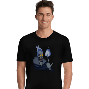 Shirts Premium Shirts, Unisex / Small / Black Finger Flame
