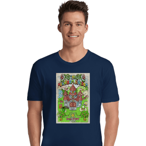 Shirts Premium Shirts, Unisex / Small / Navy The Mushroom Kingdom