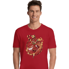 Load image into Gallery viewer, Shirts Premium Shirts, Unisex / Small / Red Ramen Fighter
