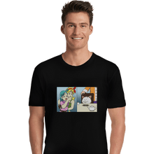 Load image into Gallery viewer, Shirts Premium Shirts, Unisex / Small / Black Girl Yelling At A Cat
