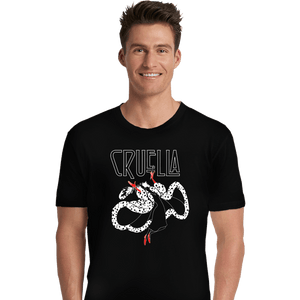 Shirts Premium Shirts, Unisex / Small / Black Cruella