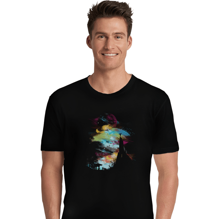 Shirts Premium Shirts, Unisex / Small / Black Sunset On Scarif