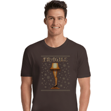 Load image into Gallery viewer, Secret_Shirts Premium Shirts, Unisex / Small / Dark Chocolate Ugly Leg Sweater
