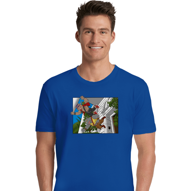 Daily_Deal_Shirts Premium Shirts, Unisex / Small / Royal Blue Thrown Out