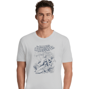 Shirts Premium Shirts, Unisex / Small / White Web Surfer