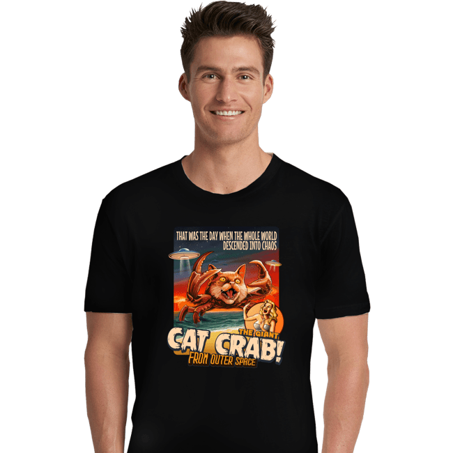 Secret_Shirts Premium Shirts, Unisex / Small / Black Cat Crab!