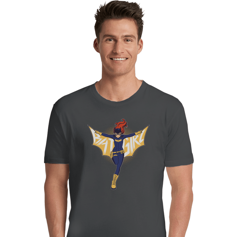 Shirts Premium Shirts, Unisex / Small / Charcoal Bat Girl