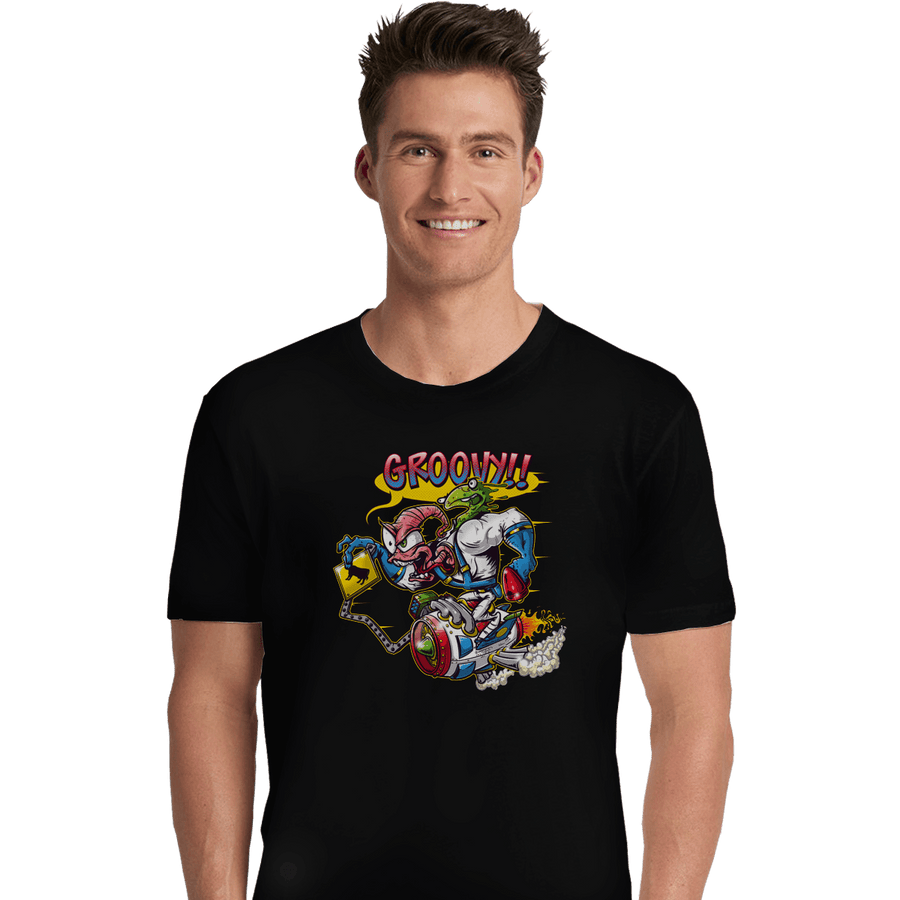 Shirts Premium Shirts, Unisex / Small / Black Groovy Fink